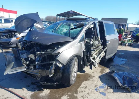 2014 Honda Odyssey Ex-L z USA, uszkodzony, nr VIN 5FNRL5H68EB023569